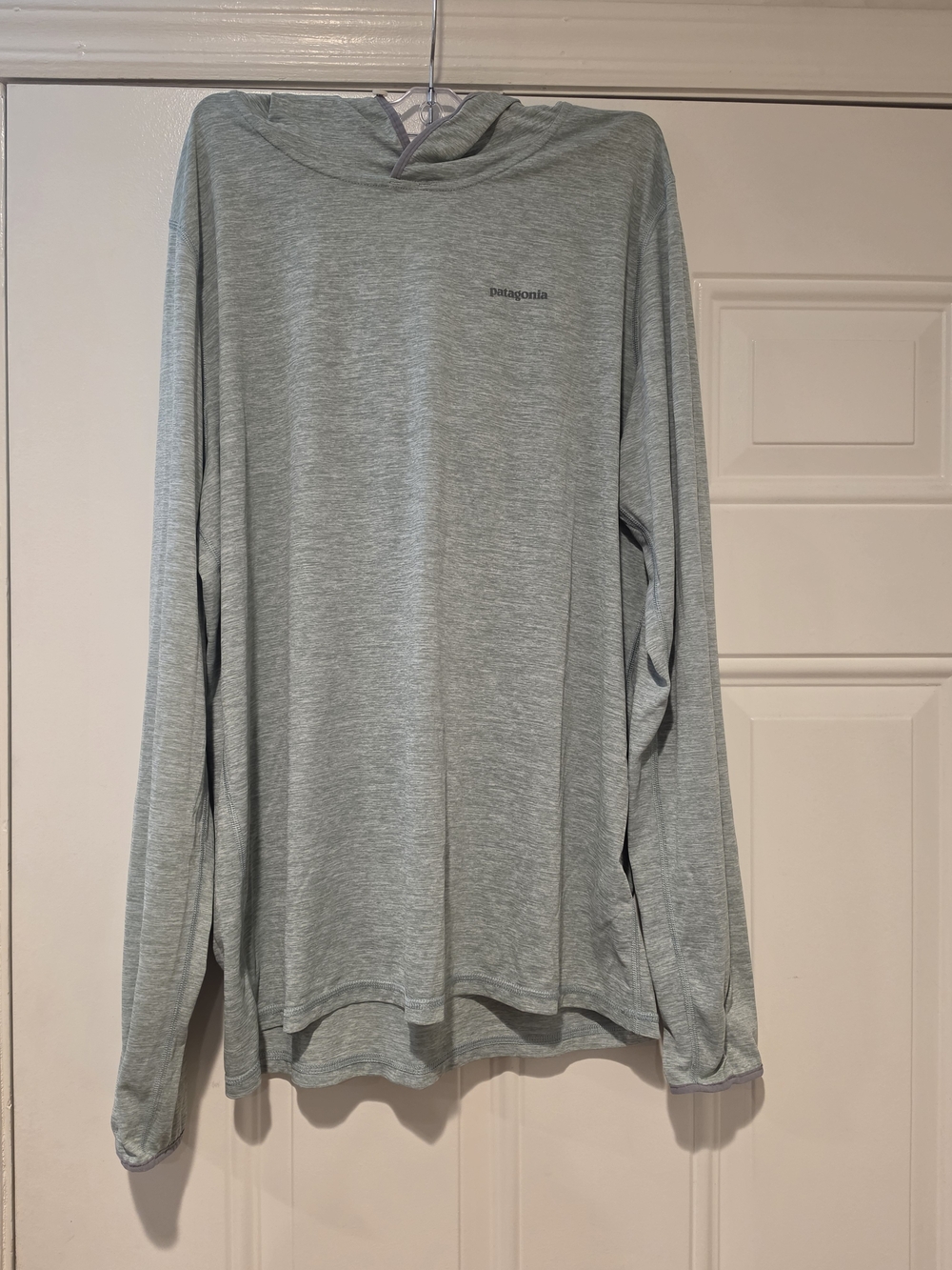 Patagonia Men's Lightweight Hooded Long-Sleeve Shirt - Light Green